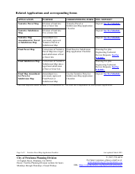 Tentative Parcel or Subdivision Map Application Checklist - City of Petaluma, California, Page 5
