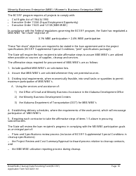 ADEM Form 543 Brownfields Cleanup State Revolving Fund Application Form - Alabama, Page 15