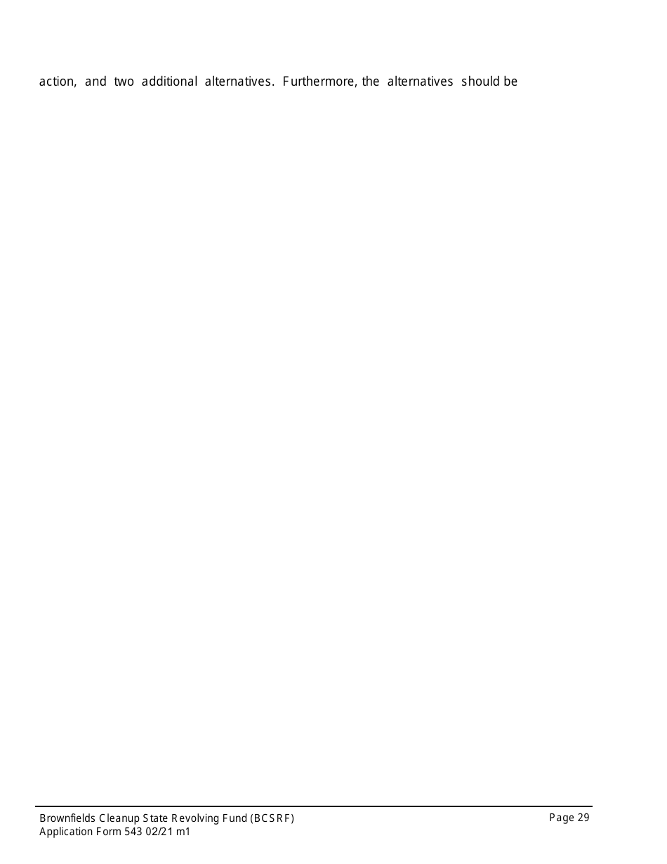 ADEM Form 543 Brownfields Cleanup State Revolving Fund Application Form - Alabama, Page 25