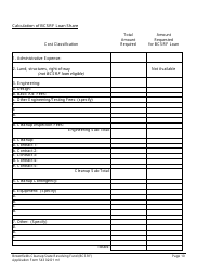 ADEM Form 543 Brownfields Cleanup State Revolving Fund Application Form - Alabama, Page 8