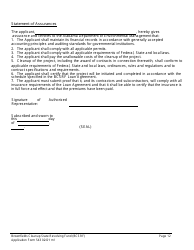 ADEM Form 543 Brownfields Cleanup State Revolving Fund Application Form - Alabama, Page 9