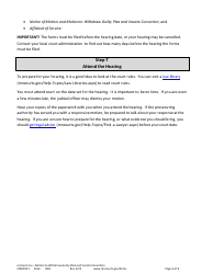 Form CRM1001 Instructions - Motion to Withdraw Guilty Plea and Vacate Conviction - Minnesota, Page 6