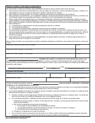 DSHS Formulario 09-004C Aceptacion De Servicios Fuera De Hogar - Washington (Spanish), Page 2