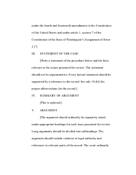 RAP Form 6 Brief of Appellant - Washington, Page 6