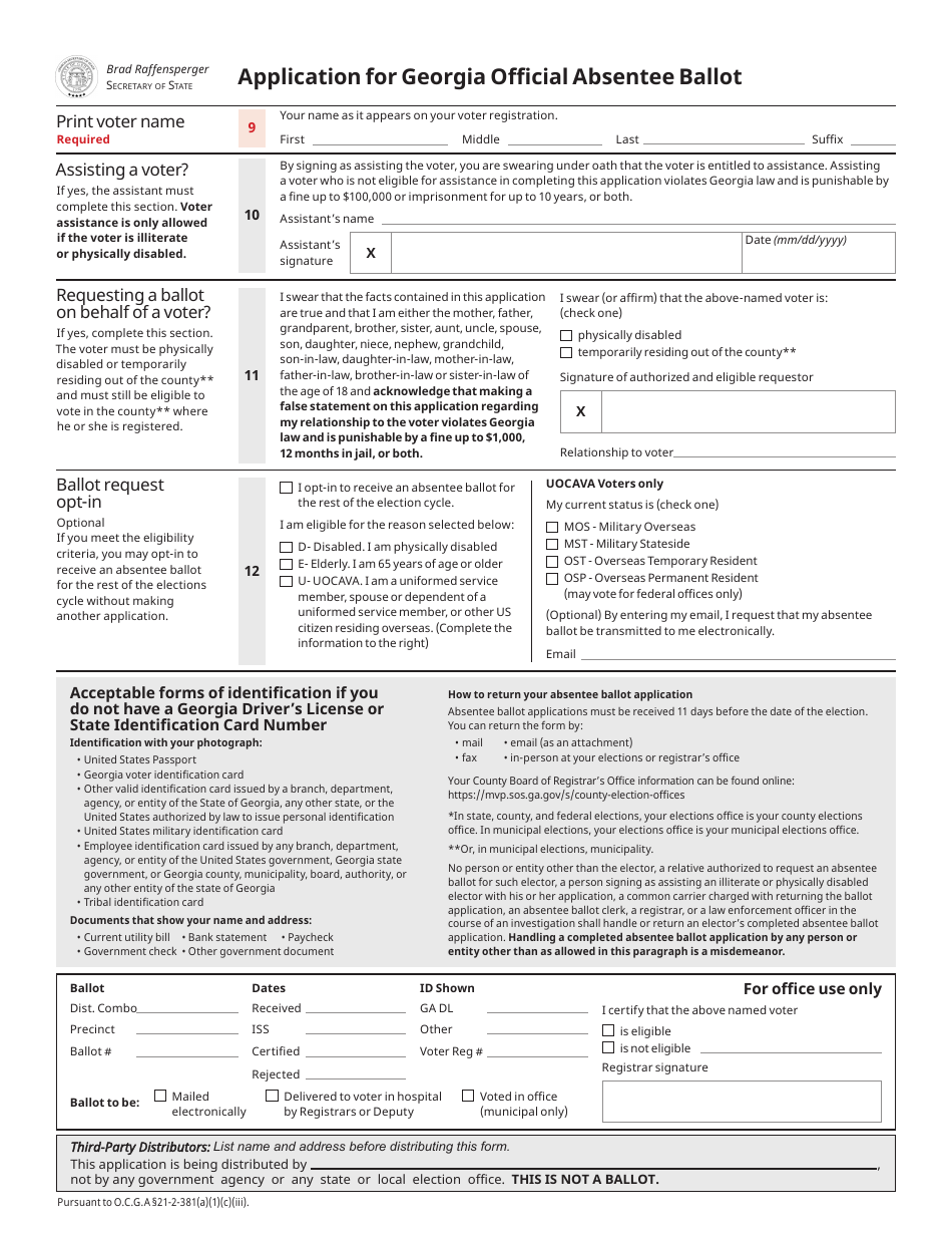 Form APP21 Download Fillable PDF or Fill Online Application for