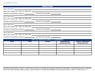 Form LCR-1028A Agency Roster of Employees - Arizona, Page 2
