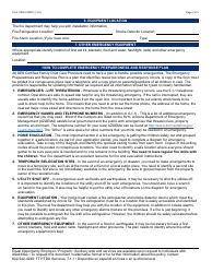 Form CCA-1197A Emergency Preparedness and Response Plan for Certified Family Child Care Providers - Arizona, Page 2