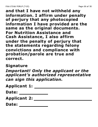Form FAA-1724A-LP Application Signature Pages - Large Print - Arizona, Page 26