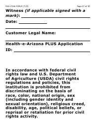 Form FAA-1724A-LP Application Signature Pages - Large Print - Arizona, Page 27