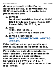 Formulario FAA-1724A-SLP Paginas De Firma De La Solicitud (Letra Grande) - Arizona (Spanish), Page 33