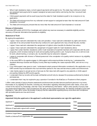 Form FAA-1724A Application Signture Pages - Arizona, Page 5