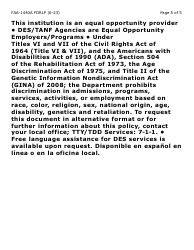 Form FAA-1440A-LP Cash Assistance Benefit Limit Extension Request - Large Print - Arizona, Page 5