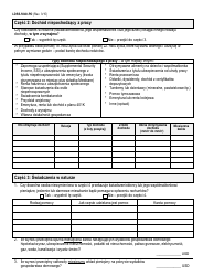 Form LDSS-5040-PO Income Verification Form - New York (Polish), Page 2