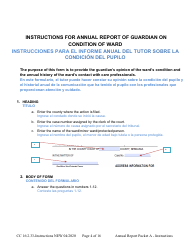 Instructions for Form CC16:2.33 Packet a - Guardianship Annual Reporting Forms - Nebraska (English/Spanish), Page 4