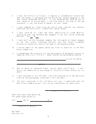 Form REC-009A Office Closing Affidavit - New Jersey, Page 2