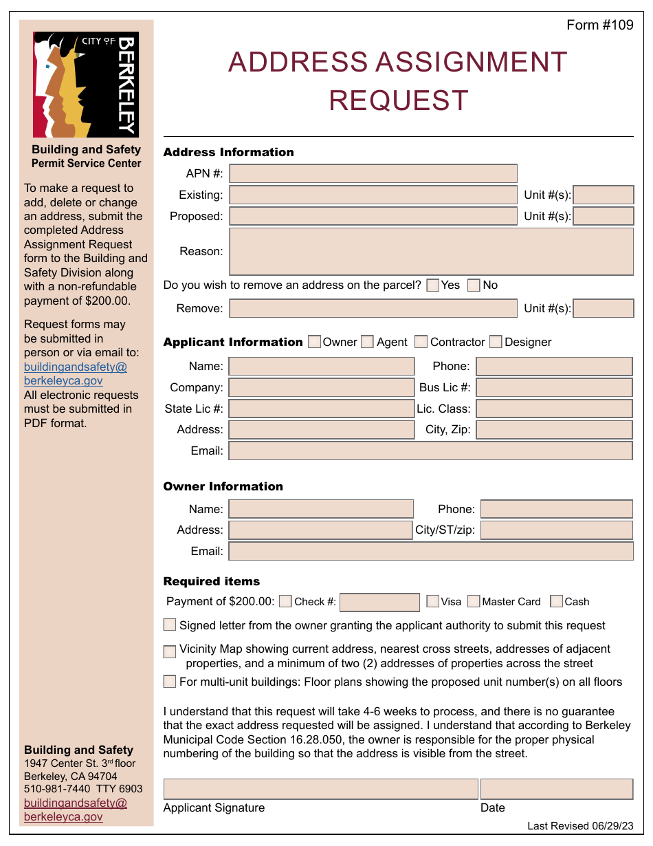 address assignment