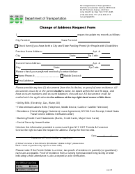 Document preview: Change of Address Request Form - New York