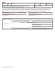 Form TD-420-001 Vehicle Title Application - Washington (English/Spanish), Page 2
