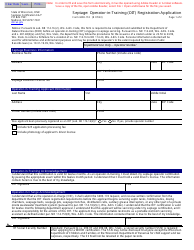 Form 3400-174 Septage: Operator-In-training (Oit) Registration Application - Wisconsin