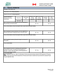 Application Form - Prince Edward Island Fisheries and Aquaculture Clean Technology Adoption Program - Prince Edward Island, Canada, Page 5