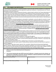 Application Form - Prince Edward Island Fisheries and Aquaculture Clean Technology Adoption Program - Prince Edward Island, Canada, Page 9