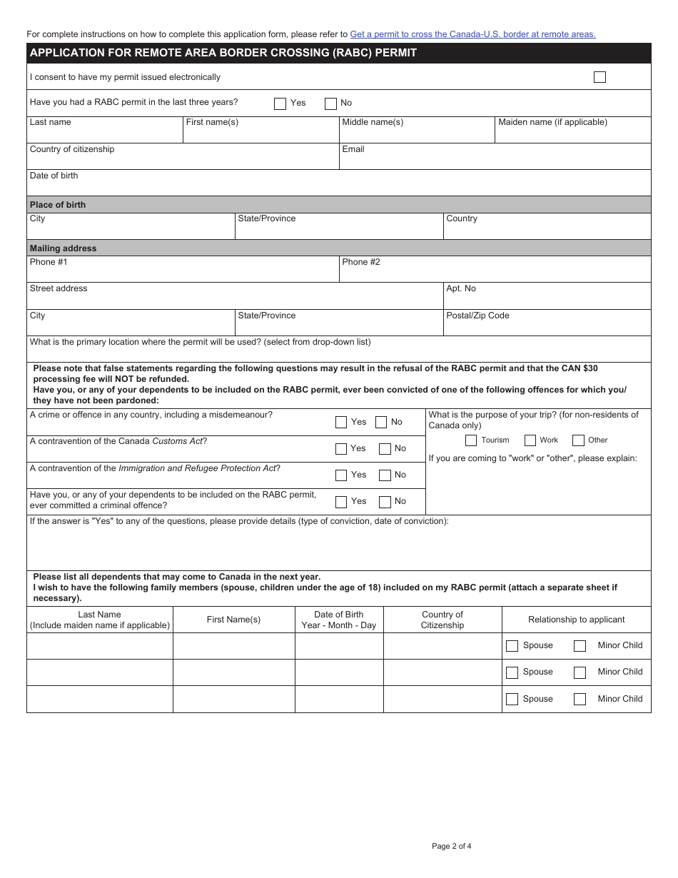 Form BSF386 Download Fillable PDF or Fill Online Remote Area Border ...