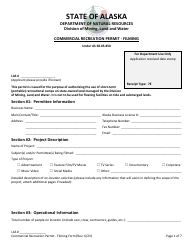Commercial Recreation Permit - Filming - Alaska, Page 2