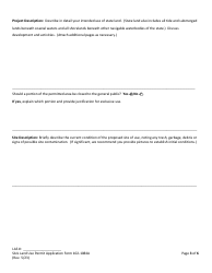 Form 102-1084A Land Use Permit Application - Alaska, Page 5