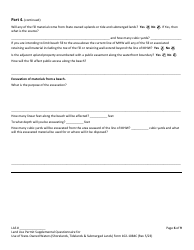 Form 102-1084C Land Use Permit Application Supplemental Questionnaire for: Use of State-Owned Waters (Shorelands, Tidelands &amp; Submerged Lands) - Alaska, Page 6
