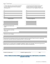 Form AP72.1 Clinical Evaluation for Katie Beckett Coverage Group - Rhode Island, Page 2