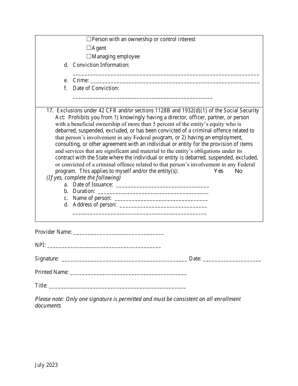 Medicaid Disclosure Questions - Rhode Island, Page 4