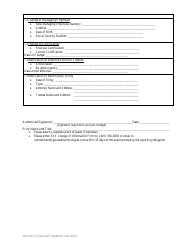 Provider Change of Information Form - Rhode Island, Page 2