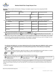 Medicaid Health Plan Change Request Form - Rhode Island, Page 2
