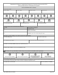 DD Form 3190 Application Packet for New Applicants - Credentialing Program for Prevention Personnel (D-Cppp), Page 2