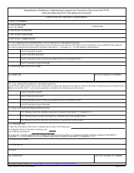 DD Form 3190 Application Packet for New Applicants - Credentialing Program for Prevention Personnel (D-Cppp), Page 4