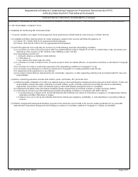 DD Form 3190 Application Packet for New Applicants - Credentialing Program for Prevention Personnel (D-Cppp), Page 5