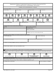 DD Form 3191 Application Packet for Renewal Applicants - Credentialing Program for Prevention Personnel (D-Cppp), Page 2