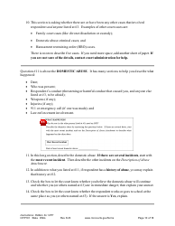 Form OFP101 Instructions - Asking for an Order for Protection (Ofp) - Minnesota, Page 10