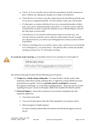 Form OFP101 Instructions - Asking for an Order for Protection (Ofp) - Minnesota, Page 13