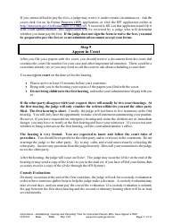 Form CHC101 Instructions - Establishing Custody and Parenting Time for Unmarried Parents Who Have Signed a Rop - Minnesota, Page 11