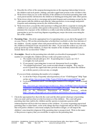 Form CHC101 Instructions - Establishing Custody and Parenting Time for Unmarried Parents Who Have Signed a Rop - Minnesota, Page 6