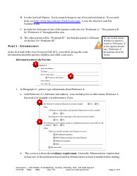 Form CHC106 Instructions - Joint Petition for Establishing Child Custody, Parenting Time, and Child Support - Minnesota, Page 4