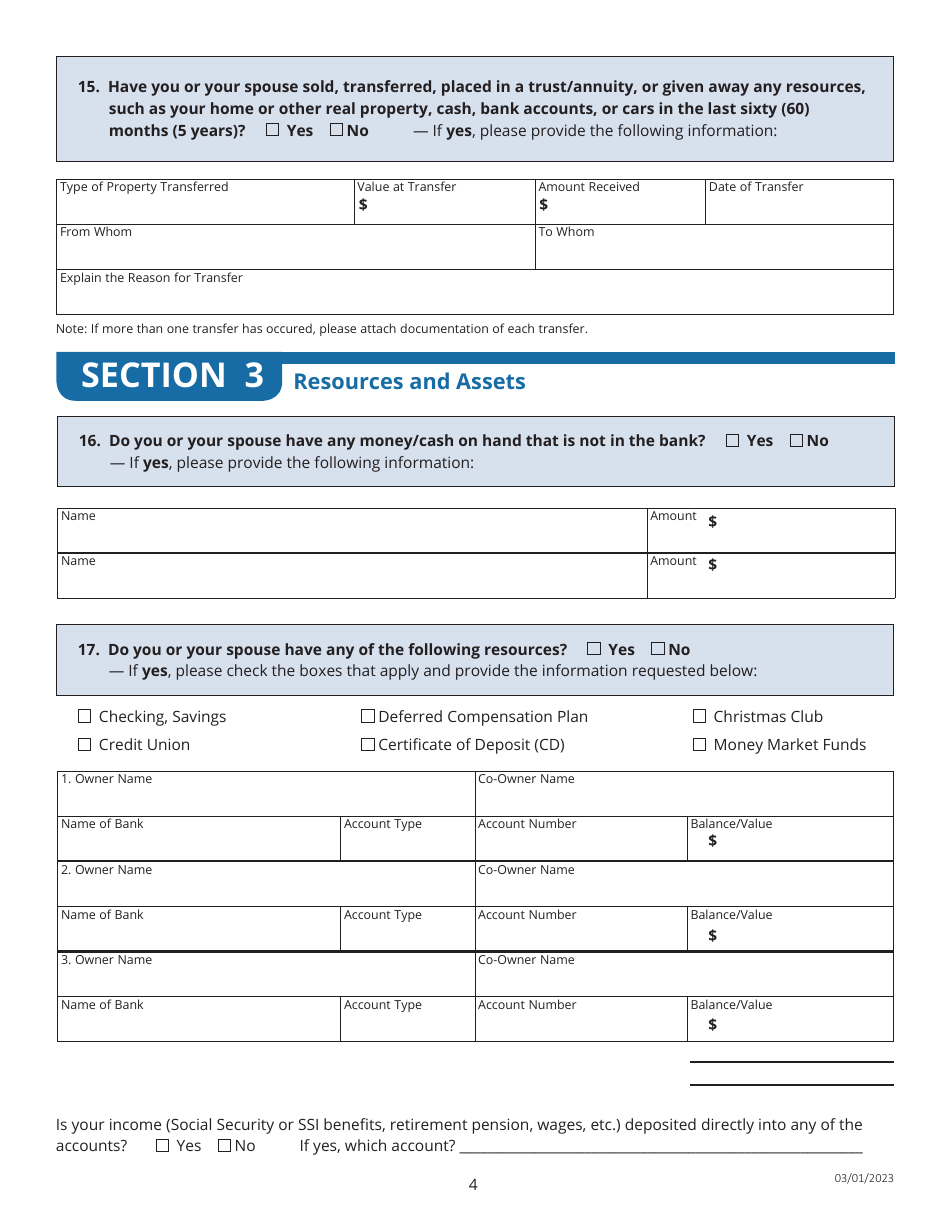 Appendix D Application for Health Coverage and Help Paying Costs - Virginia, Page 4