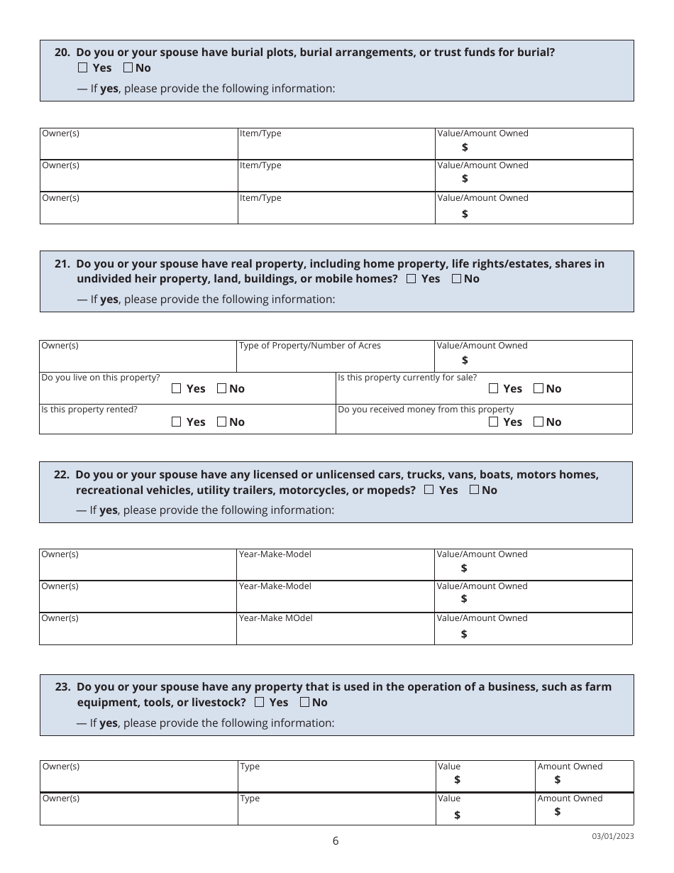 Appendix D Application for Health Coverage and Help Paying Costs - Virginia, Page 6