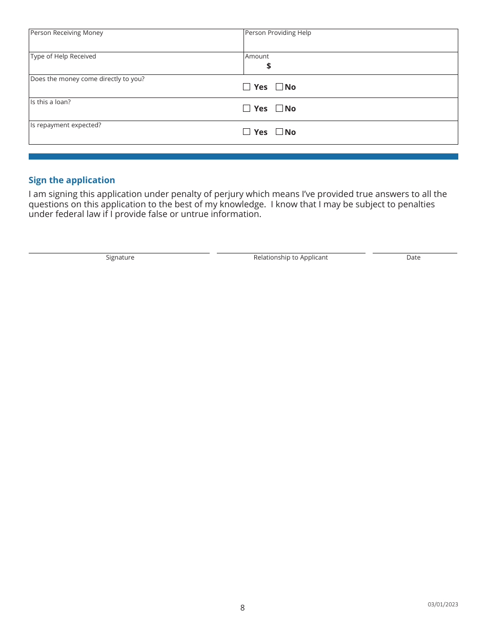 Appendix D Application for Health Coverage and Help Paying Costs - Virginia, Page 8
