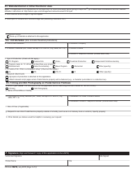 PS Form 8676 Rights and Permissions Application, Page 3