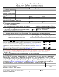 Document preview: Form 032-02-0745-16-ENG Auxiliary Grant Certification - Virginia, 2023