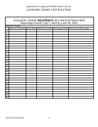 Form 032-02-0745-16-ENG Auxiliary Grant Certification - Virginia, Page 2