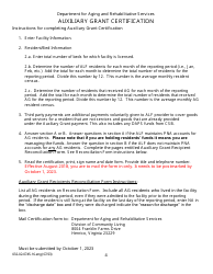 Form 032-02-0745-16-ENG Auxiliary Grant Certification - Virginia, Page 4