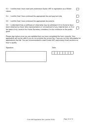 Form UKF Application for Registration as a British Citizen by a Person Born Before 1 July 2006 Whose Parents Were Not Married - United Kingdom, Page 19